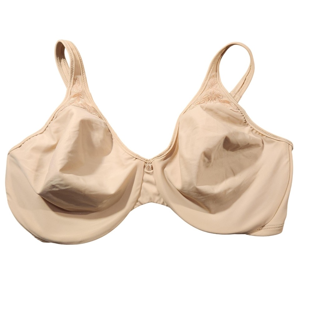 Bali Bra Womens 38DD Beige 3385 Underwire Full Coverage Support Comfort Lift